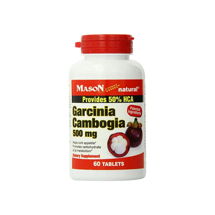 Mason Natural Garcinia Cambogia 500 mg Tablets, 60 ea