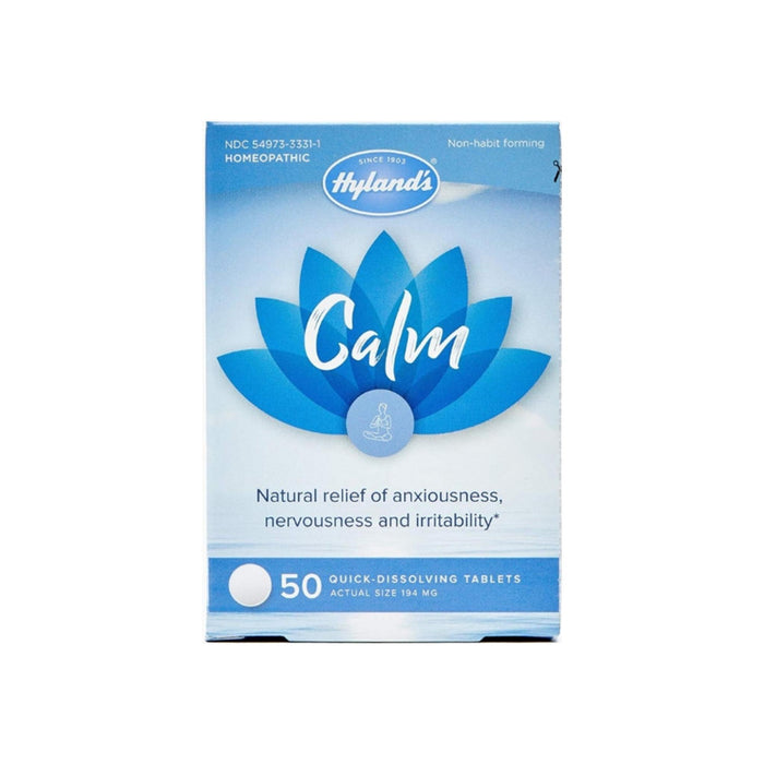 Hyland's Calm Natural Relief of Anxiousness, Nervousness, and Irritability, 50 ea