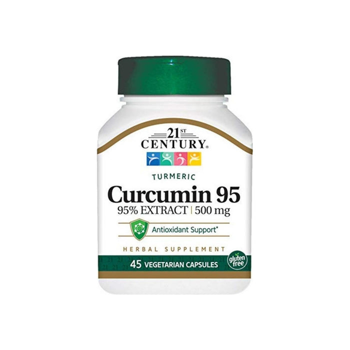21st Century Curcumin 95 Herbal Supplements,  45 ea