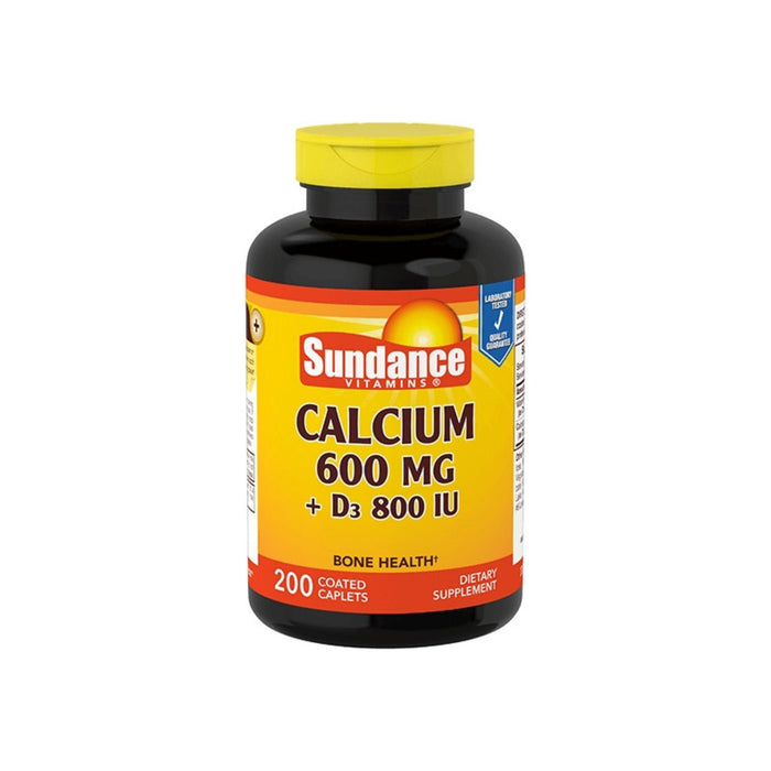 Sundance Vitamins  Calcium 600 mg + D3 800 IU,  60 ea