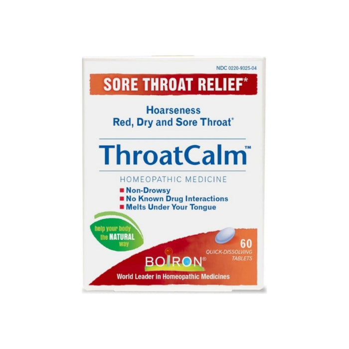 Boiron Throat Calm Dissolving Tablets,  60 ea
