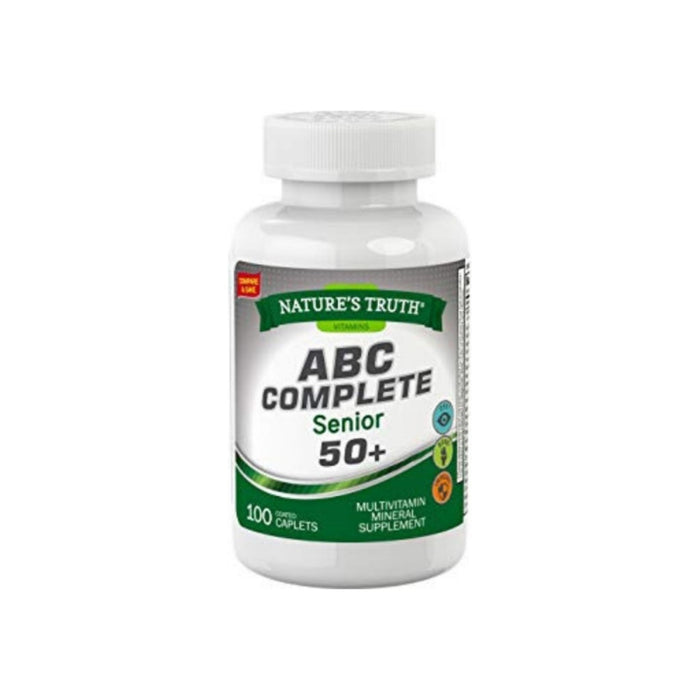 Nature's Truth ABC Complete Senior 50+ Multivitamin Mineral Supplement, 100 ea
