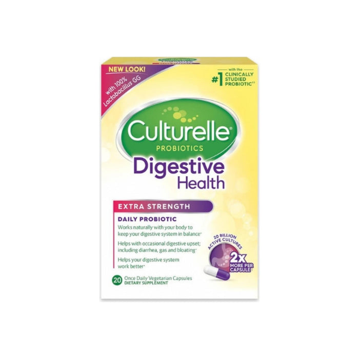 Culturelle Extra Strength Digestive Health Capsules, 20 ea