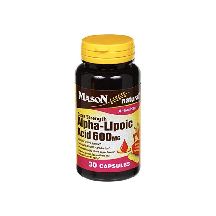 Mason Natural Natural Alpha Lipoic Acid 600 mg, 30 ea
