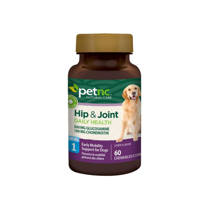 Petnc Natural Care Hip & Joint Daily Health for Dogs, Liver Flavor, 60 ea
