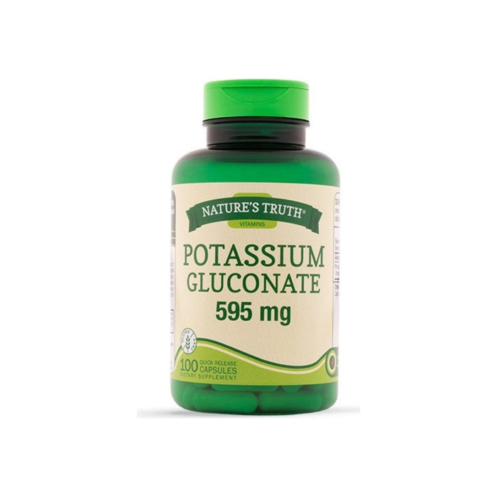 Nature's Truth Potassium Gluconate 595 mg, 100 ea