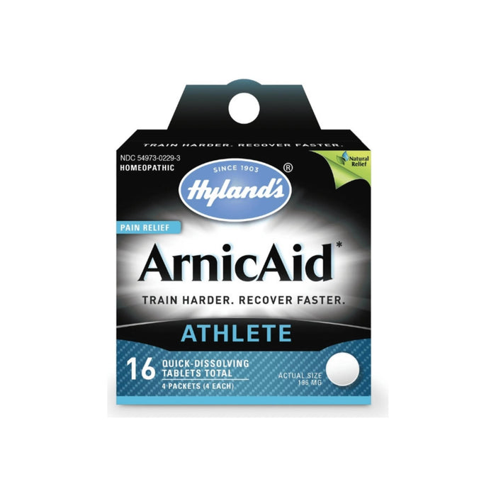 Hyland's ArnicAid Athlete Pain Relief From Injury Quick-Dissolving Tablets, 16 ea