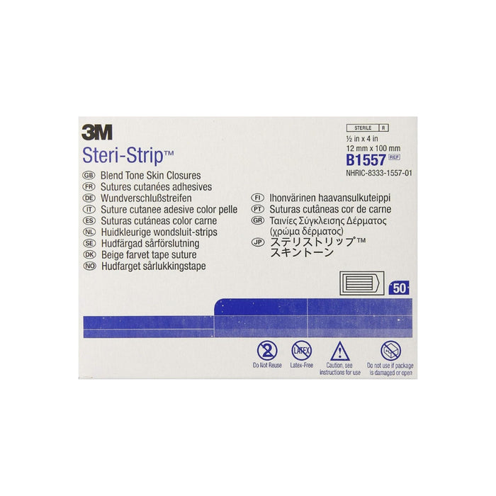 SteriStrip Skin Closure 12 X 4" Nonwoven Material Flexible Strip Tan