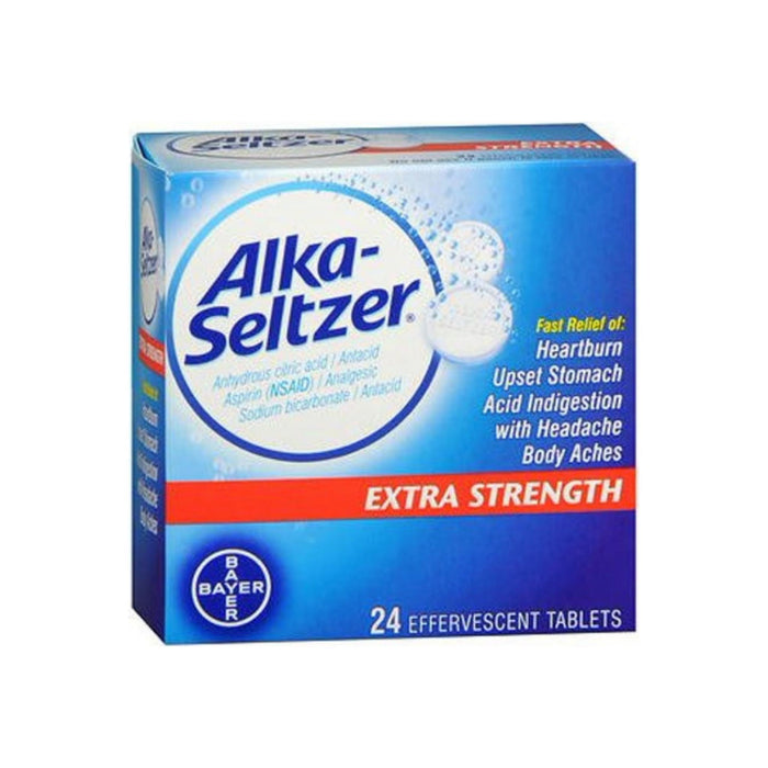 Alka-Seltzer Effervescent Extra Strength 24 ea