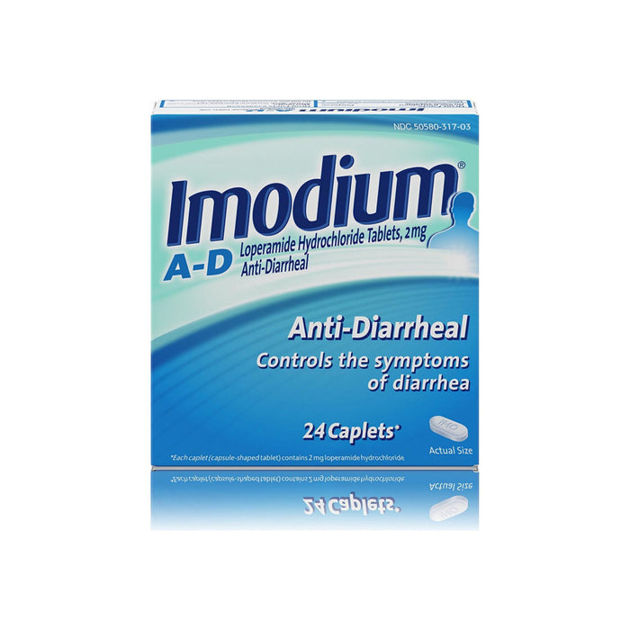 Imodium A-D Anti-Diarrheal Caplets 24 ea