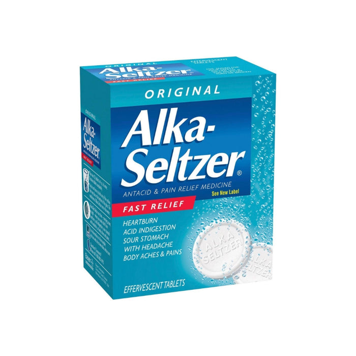 Alka-Seltzer Effervescent Tablets Original 72 Tablets
