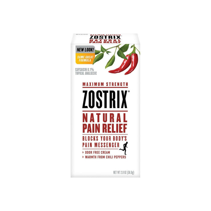 Zostrix Pain Relief Cream Maximum Strength 2 oz