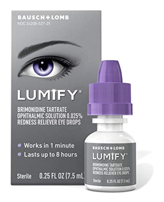 LUMIFY Redness Reliever Eye Drops 0.25 Fl Oz (7.5mL)