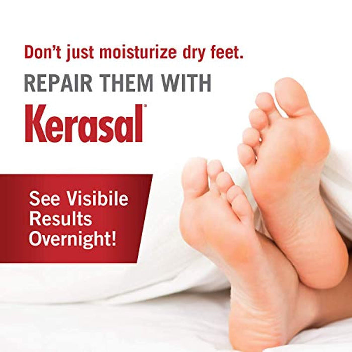 Kerasal Intensive Foot Repair, Deeply Moisturizes - Visible Results in Just 1 Day - 1 Ounce