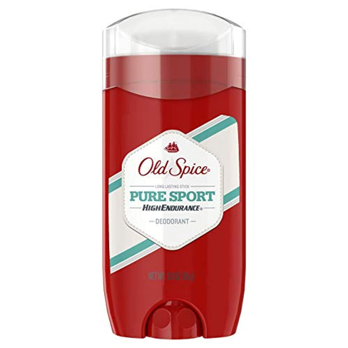 Old Spice Deodorant for Men, Pure Sport Scent, High Endurance, 3 Ounce, Pack of 3