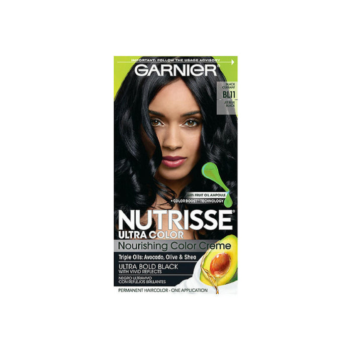 Garnier Nutrisse Ultra Color Haircolor, Jet Blue Black [BL11] 1 ea