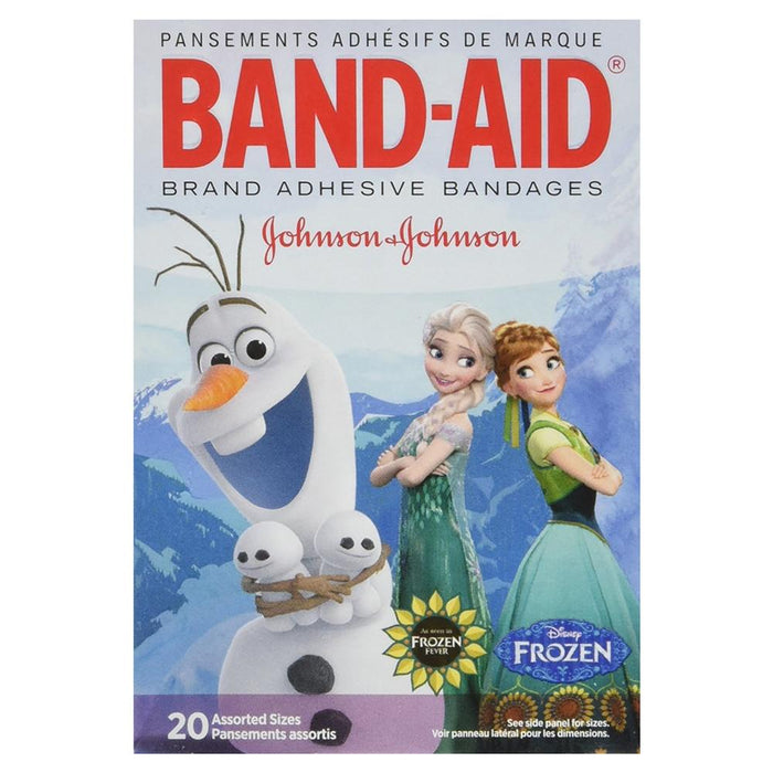 Band-Aid Adhesive Bandages Disney's Frozen, Assorted Sizes, 20 ea