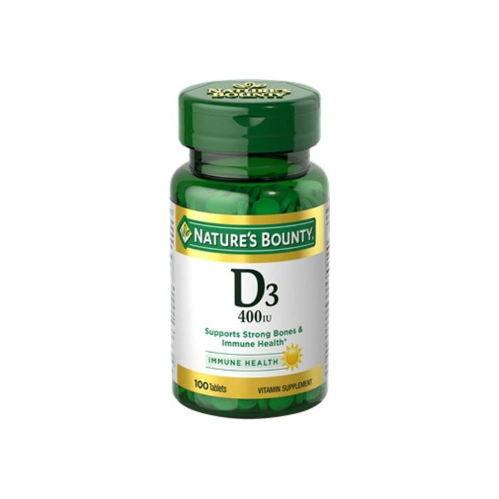 Nature's Bounty Vitamin D 400 IU Tablets 100 ea