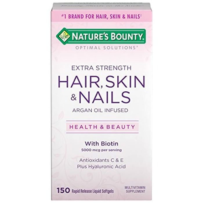 Nature's Bounty Optimal Solutions Hair Skin & Nails Extra Strength