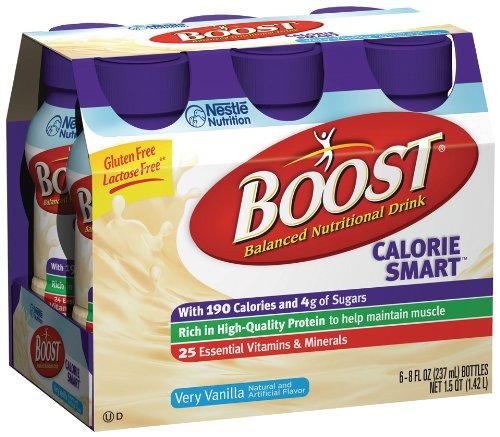 BOOST Calorie Smart,Very Vanilla RTD, 8 oz 6 Count