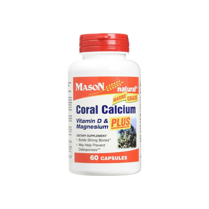Mason Natural Coral Calcium 1500 mg Capsules 60 ea