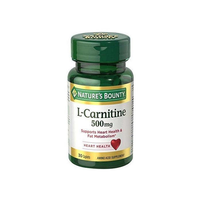 Nature's Bounty L-Carnitine 500 mg 30 Caplets