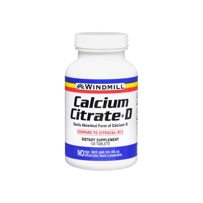 Windmill Calcium Citrate + D Tablets 120 Tablets