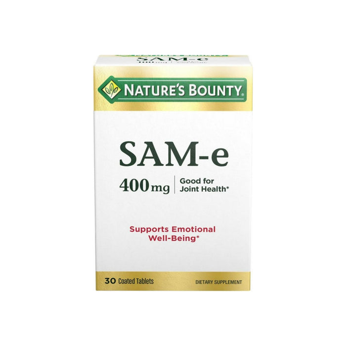 Nature's Bounty SAM-e 400 mg Tablets Double Strength 30 Tablets
