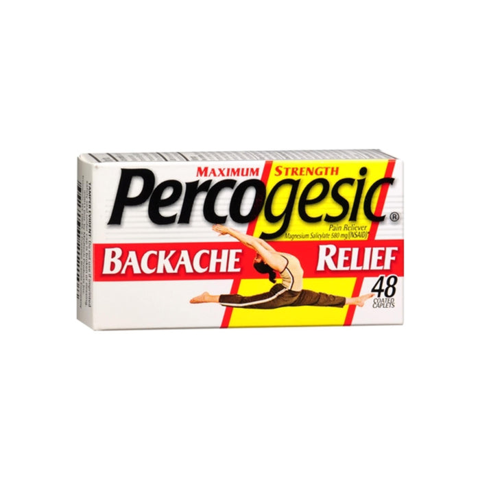 Percogesic Backache Relief Caplets 48 Caplets