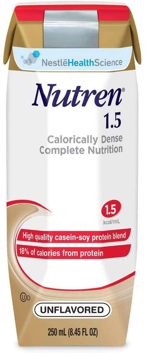 Nestle Healthcare Nutrition Nutren 1.5 Tube Feeding Formula 8.45 oz Carton Ready to Use Unflavored Adult, 24 Count