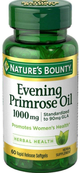 Nature's Bounty Evening Primrose Oil 1000 mg Softgels 60 ea