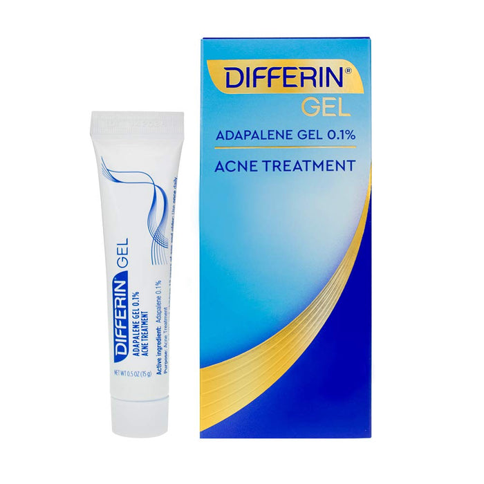 Acne Treatment Differin Gel, Acne Spot Treatment for Face w/ Adapalene, 15g, 30 Day Supply, 0.5 Ounce
