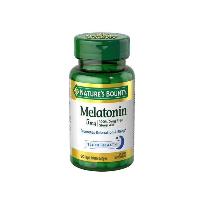 Nature's Bounty Melatonin 5 mg Softgels 90 ea