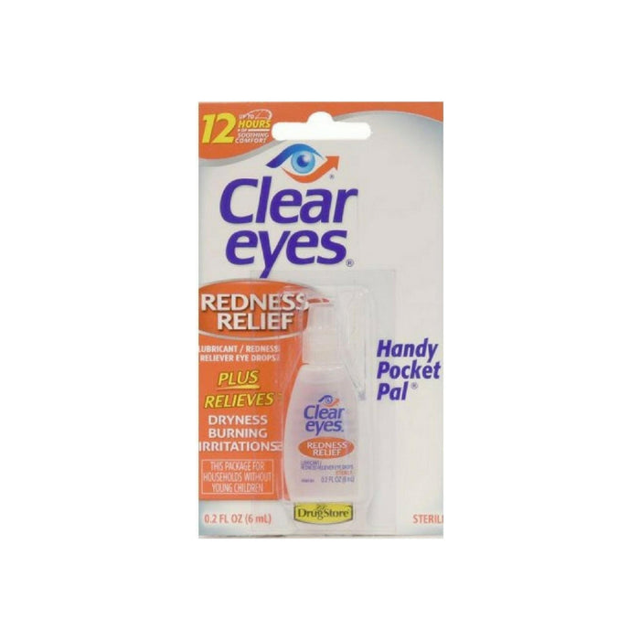 Clear Eyes Redness Relief Handy Pocket Pal 0.20 oz