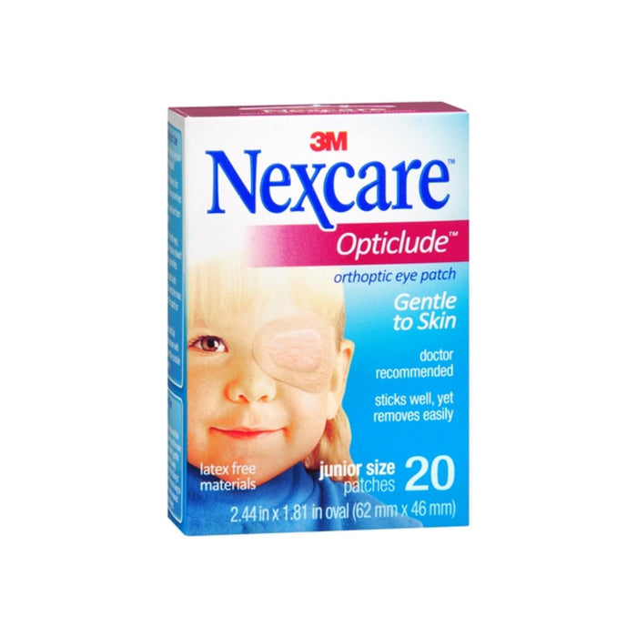 Nexcare Opticlude Orthoptic Eye Patches Junior 20 Each