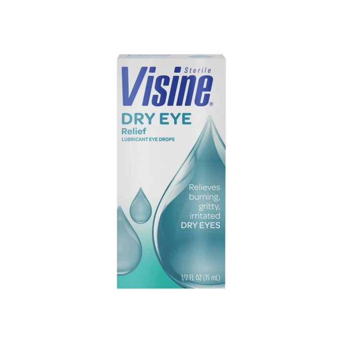 Visine Tears Dry Eye Relief Eye Drops Natural Tears Formula