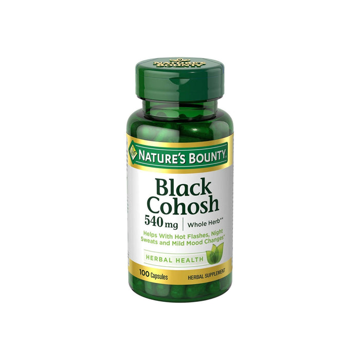 Nature's Bounty Black Cohosh 540 mg Capsules 100 ea