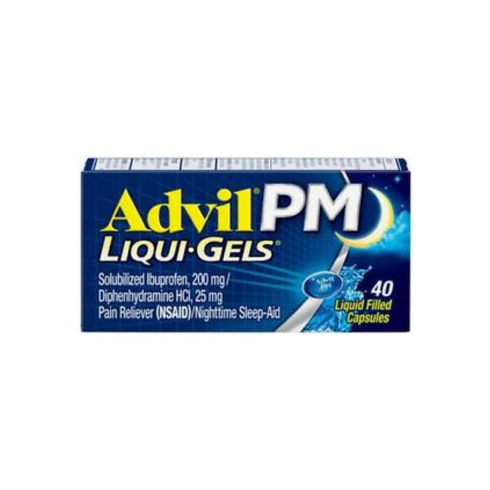 Advil PM Liqui-Gels Ibuprofen Pain Reliever 40 ea