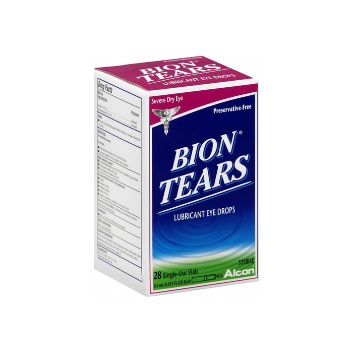 Bion Tears Lubricant Eye Drops Single Use Vials 28 ea