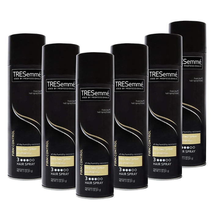 TRESemmé TRES Two Hair Spray for a Frizz-Free Look Extra Hold Anti-Frizz Hairspray With All-Day Humidity Resistance 11 oz (22400640150)