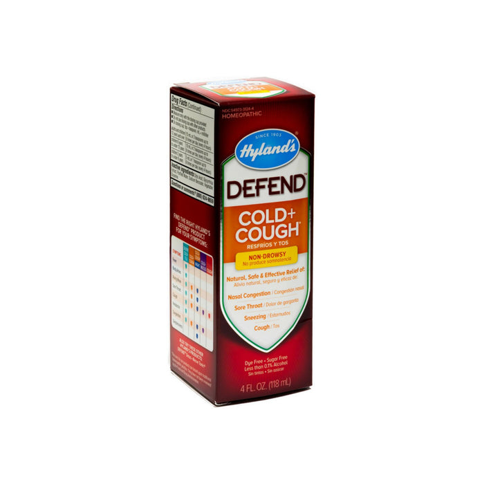 Hyland's Defend Cold + Cough Non-Drowsy Relief Liquid 4 oz