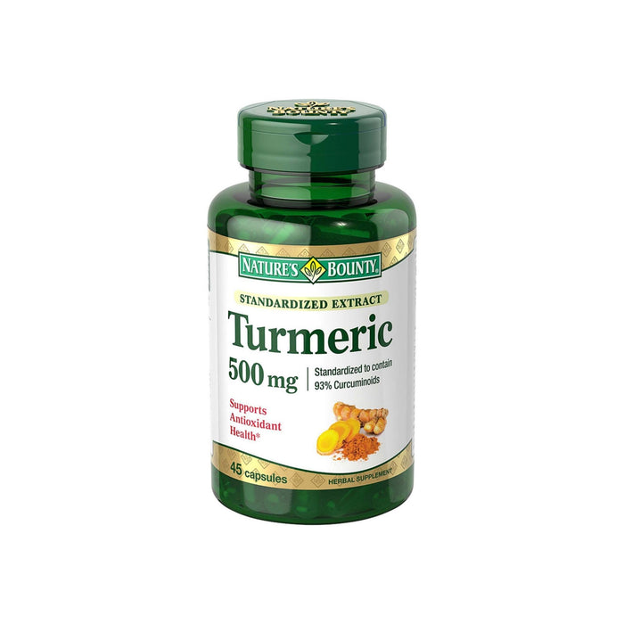 Nature's Bounty Standardized Extract Turmeric 500 mg Capsules 45 ea