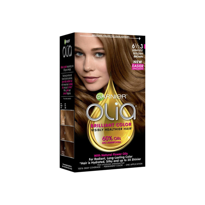 Garnier Olia Ammonia Free Hair Color [6 1/2.3] Lightest Golden Brown 1 ea