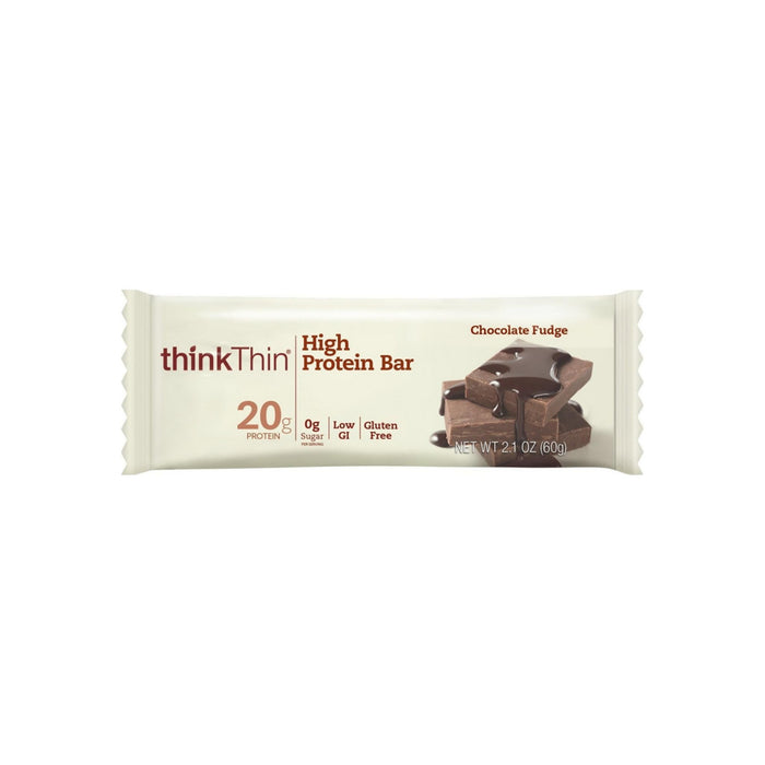 Think Thin High Protein Bars, Chocolate Fudge 2.1 oz bars, 10 bars