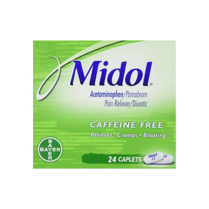 Midol Caffeine Free Caplets 24 ea