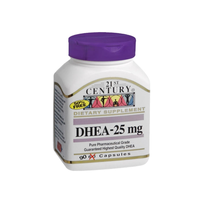 21st Century DHEA-25 mg Capsules 90 ea