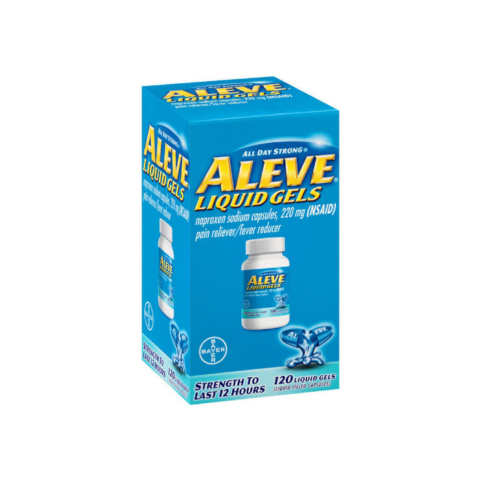 Aleve Pain Reliever/Fever Reducer Liquid Gels 120 ea