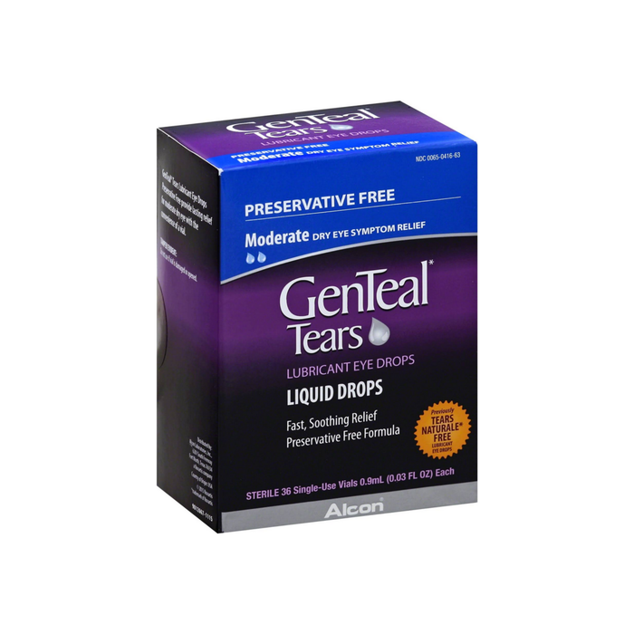 GenTeal Lubricant Eye Drops Sterile Single-Use Vials 36 ea