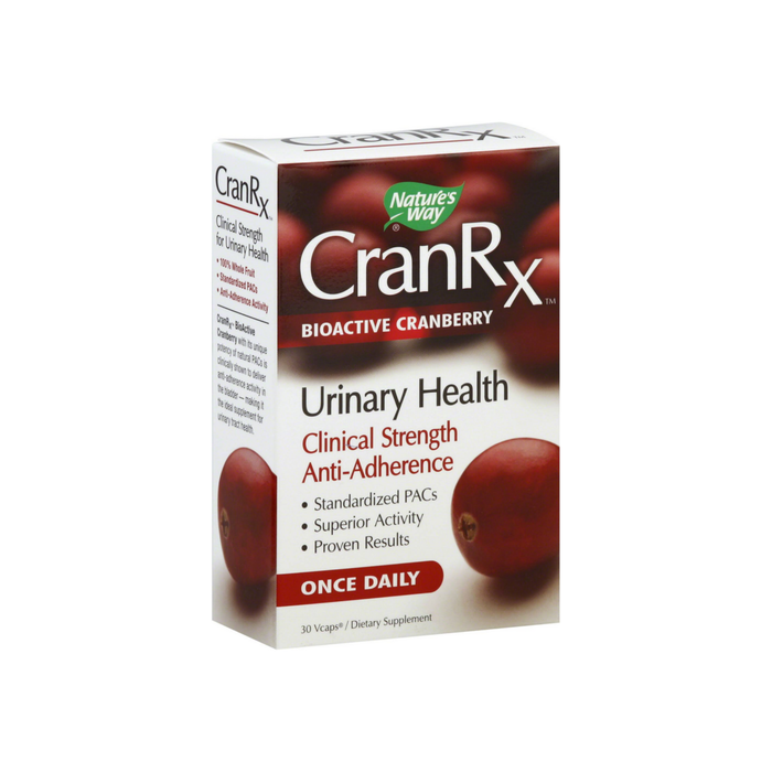Nature's Way CranRx BioActive Cranberry Urinary Health Vegetarian Capsules 30 ea