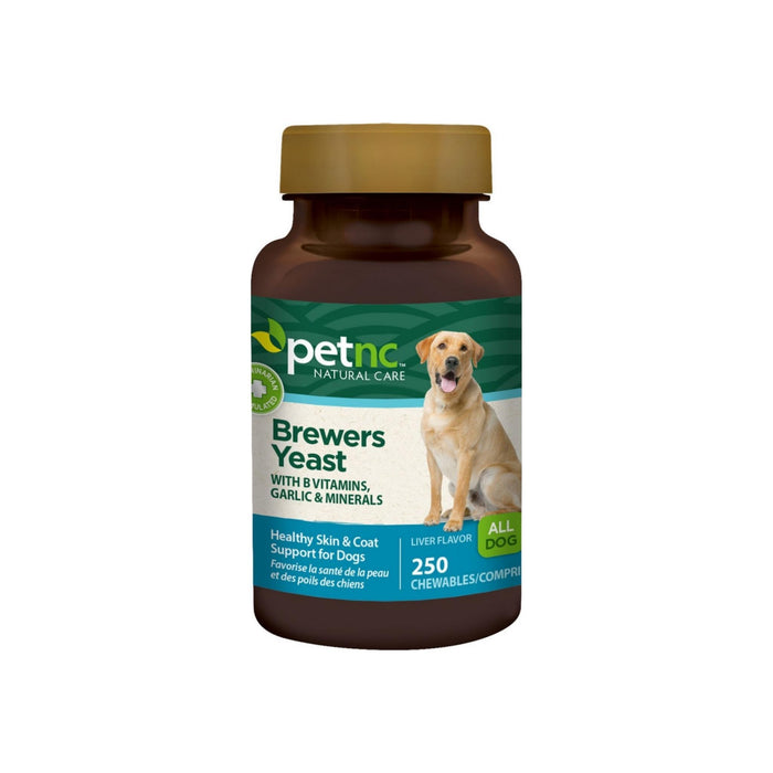 PetNC Natural Care Brewers Yeast Chewables for Dogs, Liver Flavor 250 ea